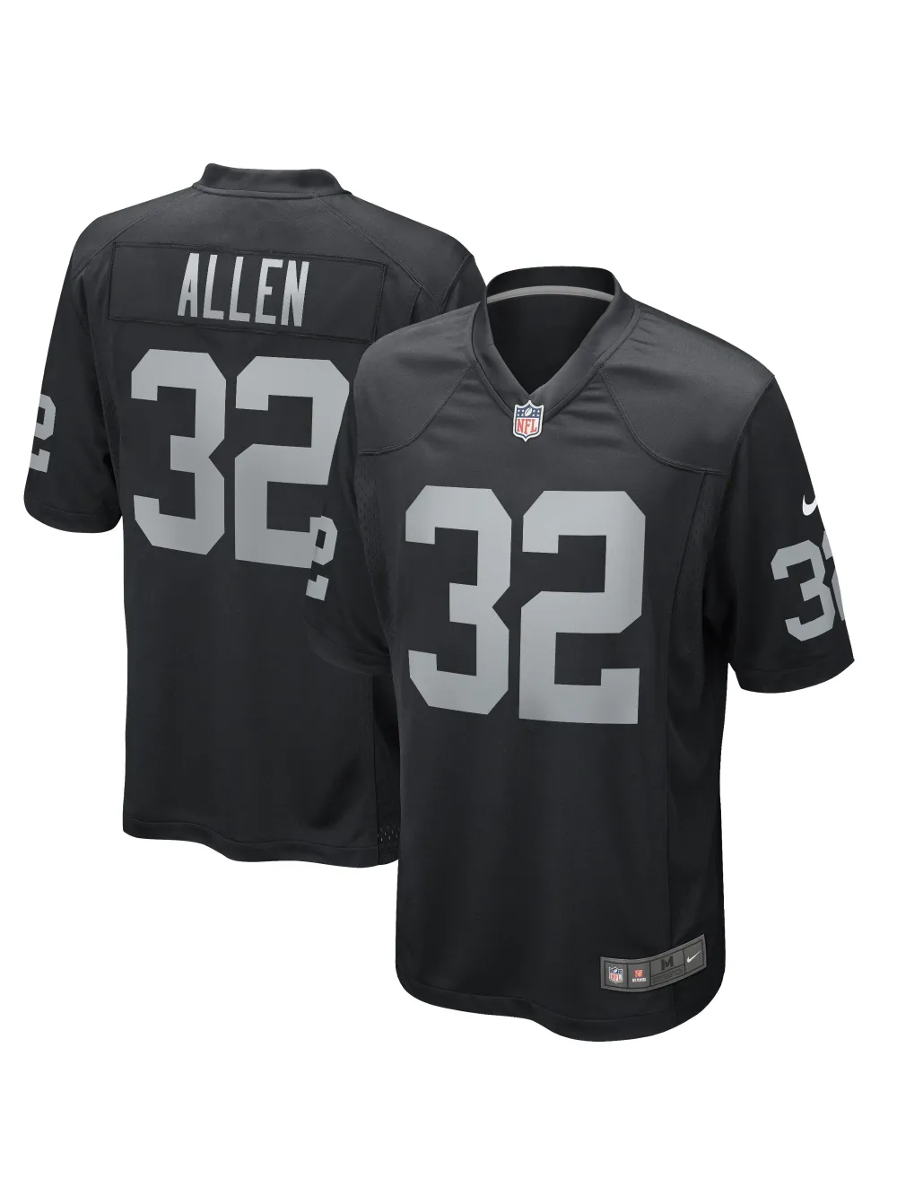 Las Vegas Raiders Marcus Allen Nike Black Game Retired Player Jersey