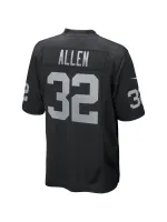 Las Vegas Raiders Marcus Allen Nike Black Game Retired Player Jersey