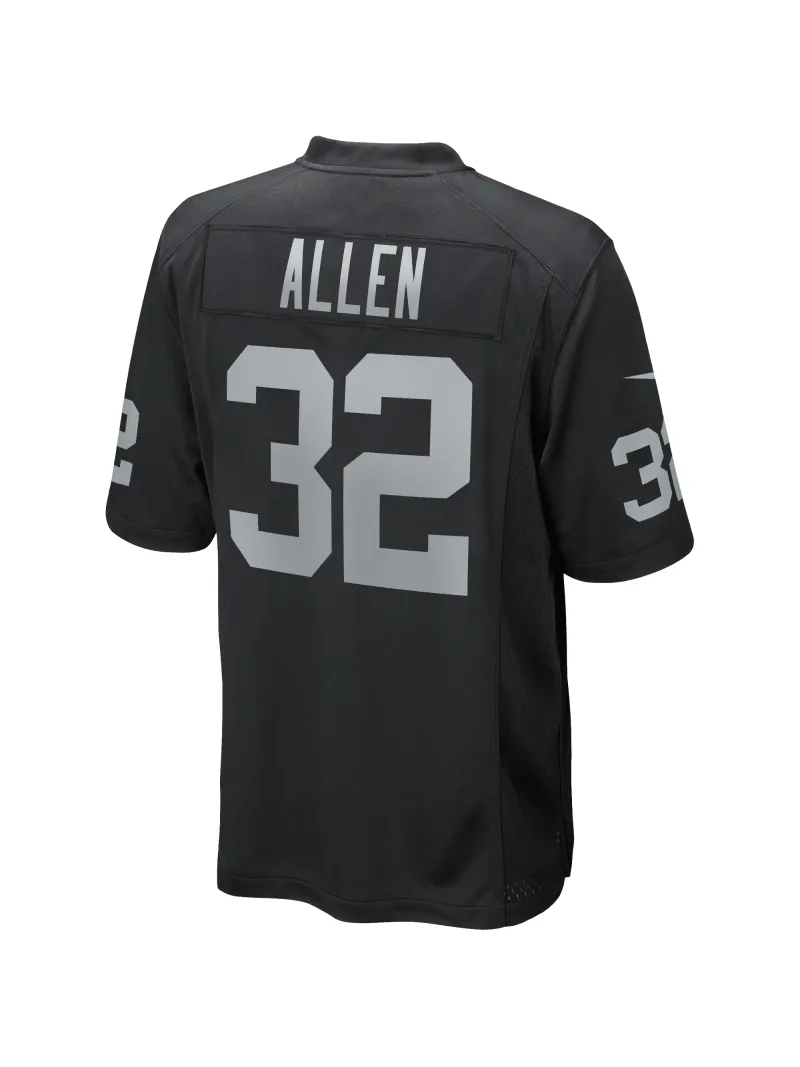 Las Vegas Raiders Marcus Allen Nike Black Game Retired Player Jersey