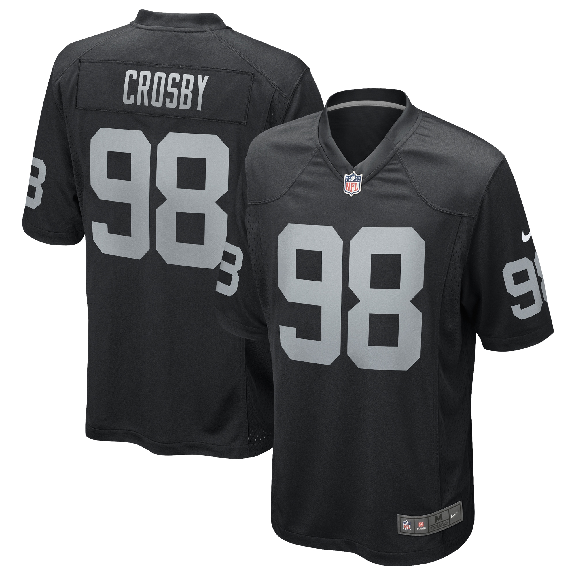 Las Vegas Raiders Maxx Crosby Nike Black Game Jersey