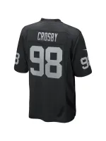 Las Vegas Raiders Maxx Crosby Nike Black Game Jersey