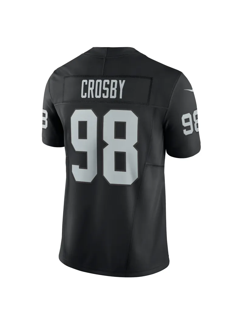 Las Vegas Raiders Maxx Crosby Nike Black Vapor FUSE Limited Jersey