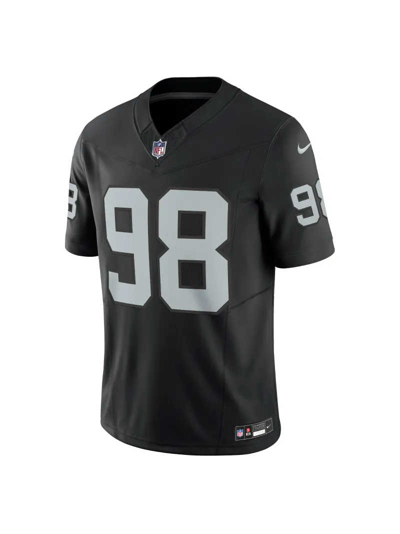 Las Vegas Raiders Maxx Crosby Nike Black Vapor FUSE Limited Jersey