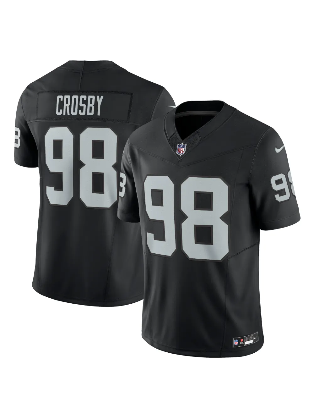 Las Vegas Raiders Maxx Crosby Nike Black Vapor FUSE Limited Jersey