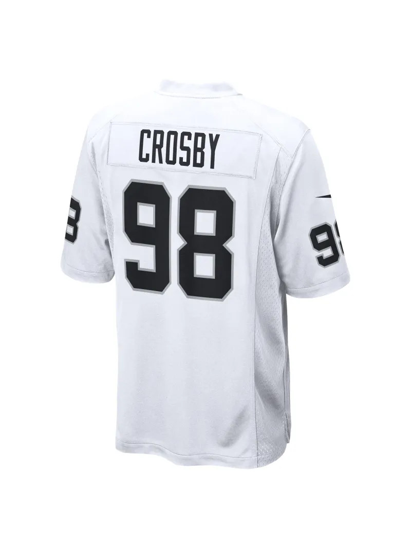 Las Vegas Raiders Maxx Crosby Nike White Game Jersey