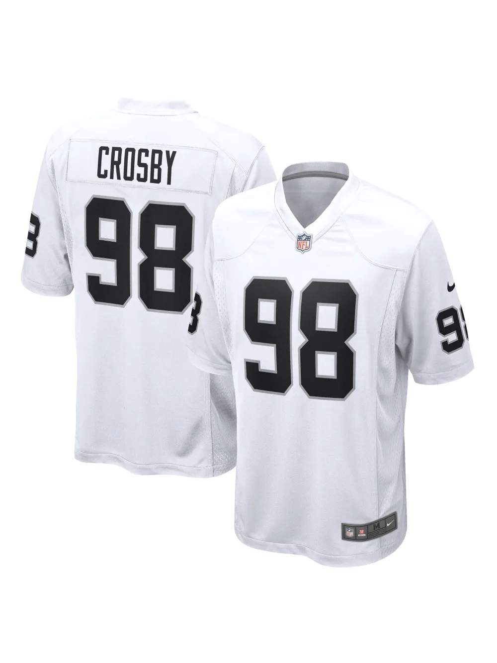 Las Vegas Raiders Maxx Crosby Nike White Game Jersey