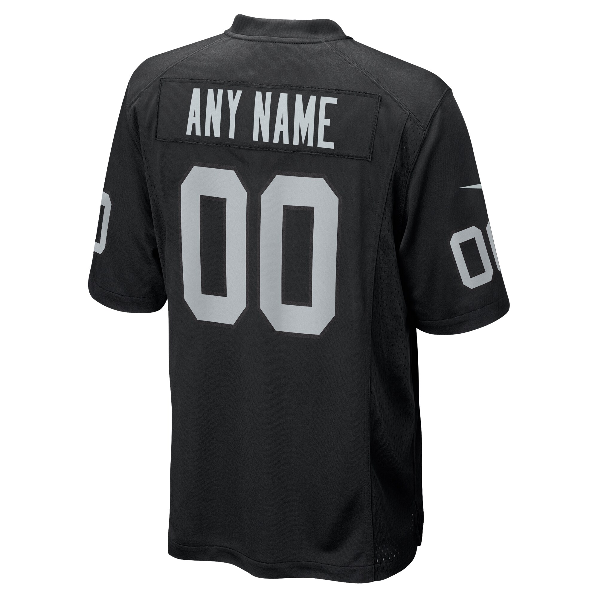 Las Vegas Raiders Nike Black Custom Game Jersey