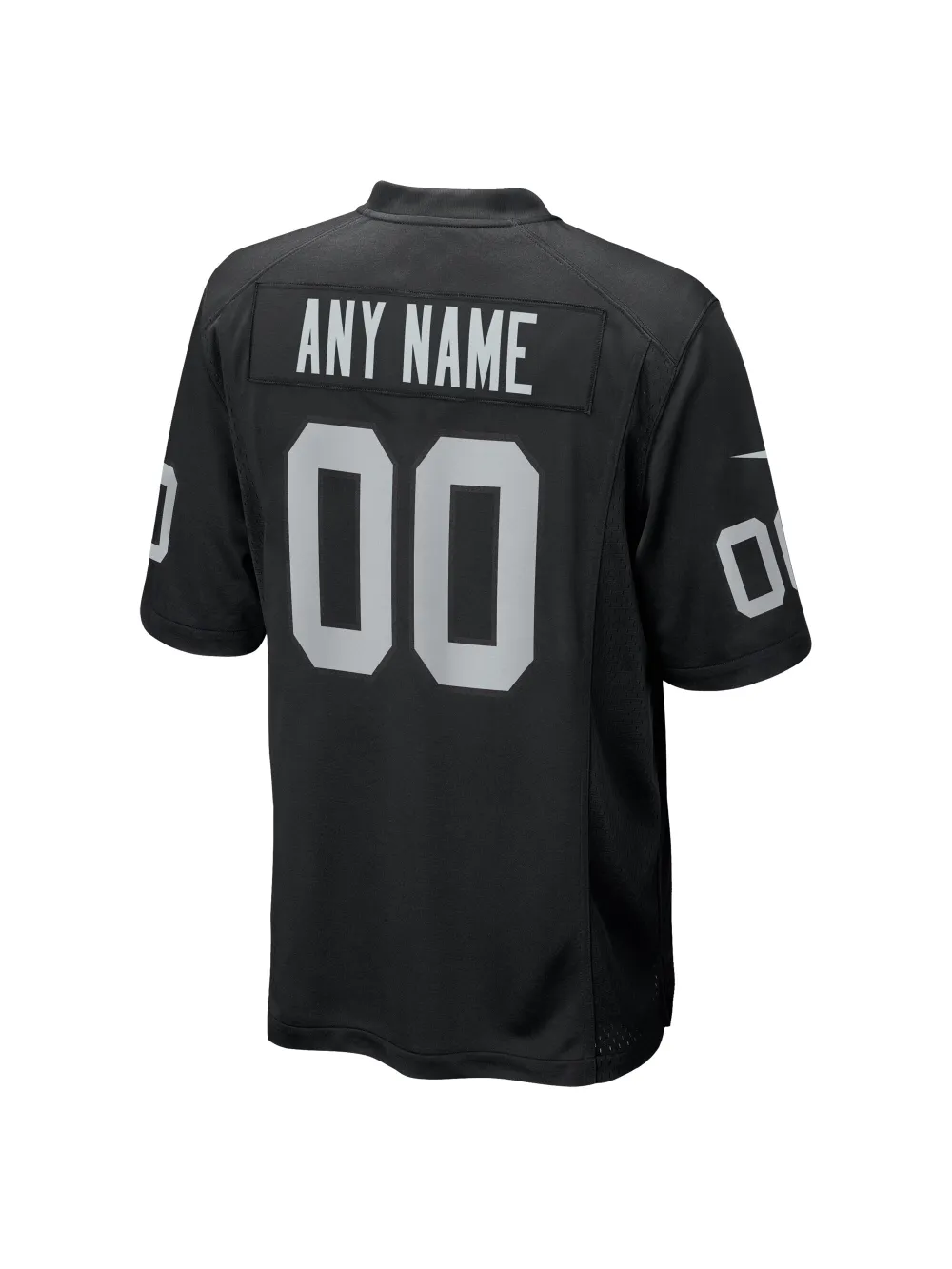 Las Vegas Raiders Nike Black Custom Game Jersey