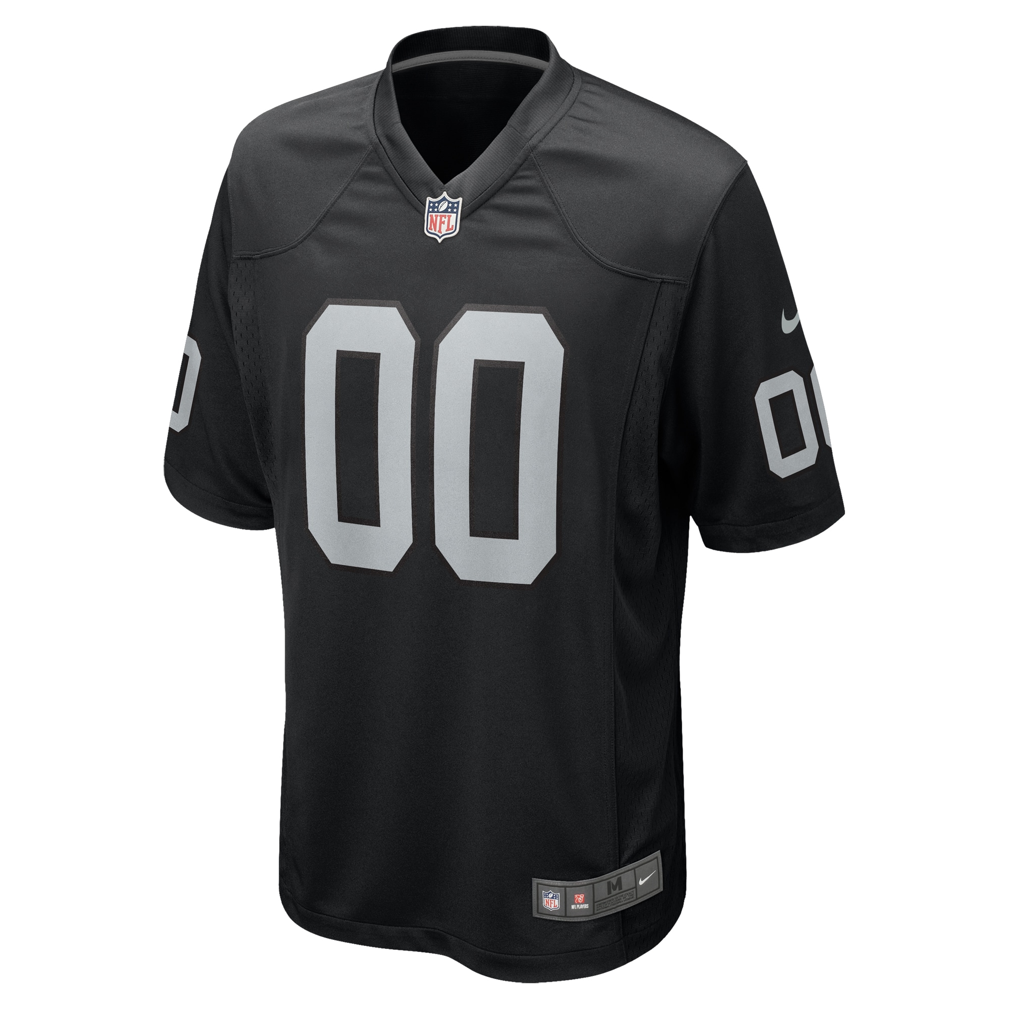 Las Vegas Raiders Nike Black Custom Game Jersey