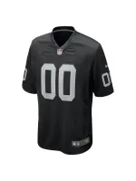 Las Vegas Raiders Nike Black Custom Game Jersey