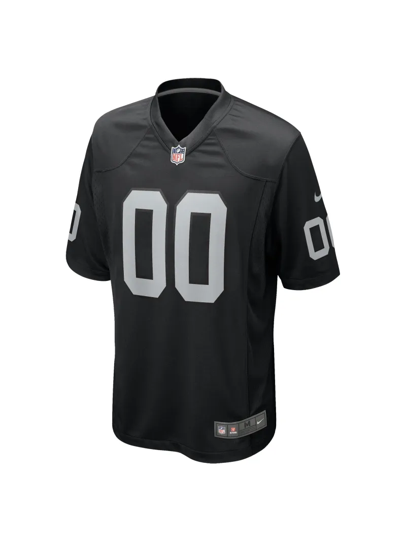 Las Vegas Raiders Nike Black Custom Game Jersey