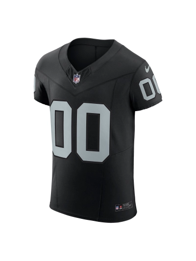 Las Vegas Raiders Nike Black Vapor FUSE Elite Custom Jersey 02