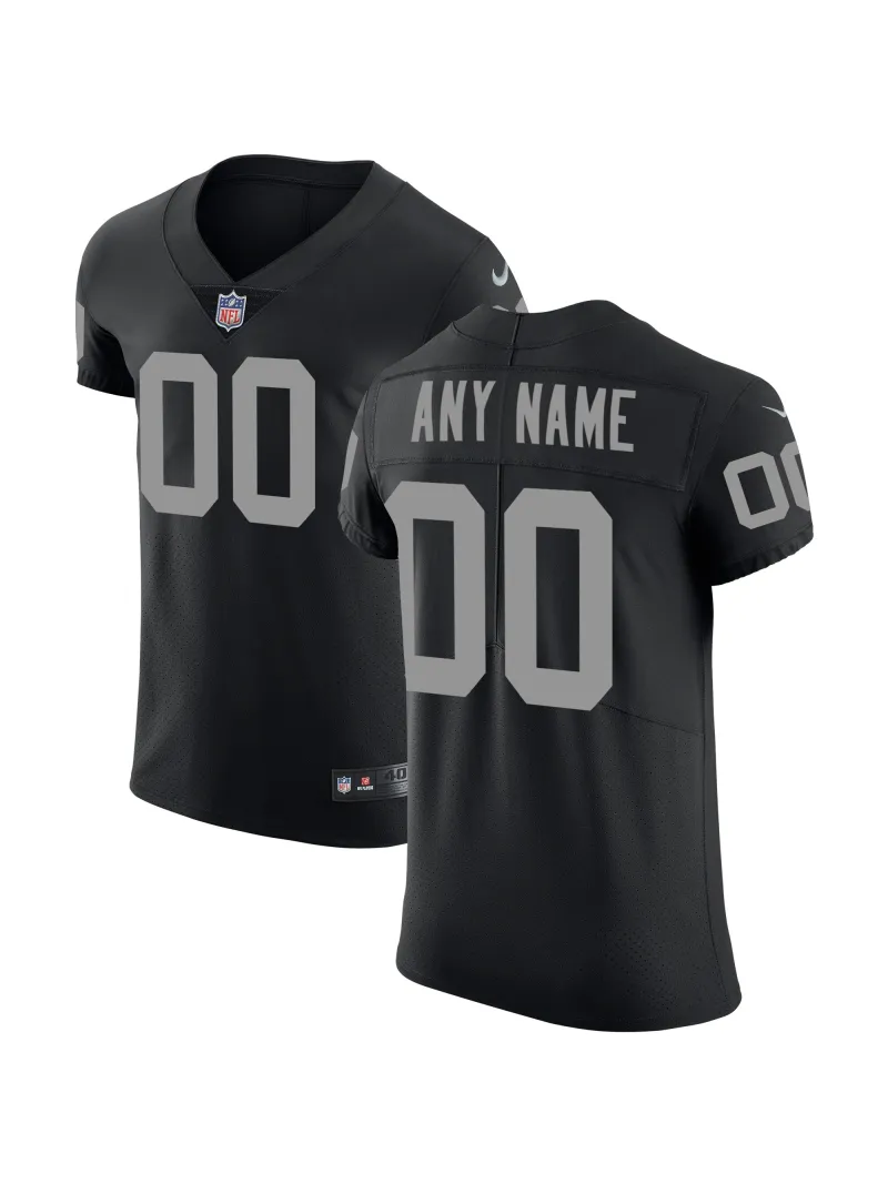 Las Vegas Raiders Nike Black Vapor Untouchable Custom Elite Jersey