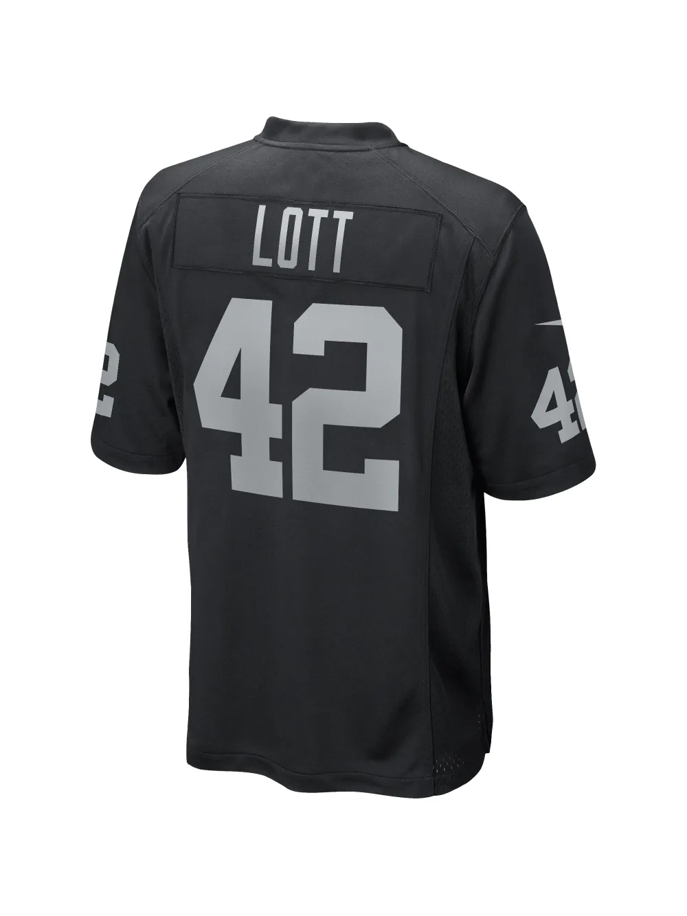 Las Vegas Raiders Ronnie Lott Nike Black Game Retired Jersey