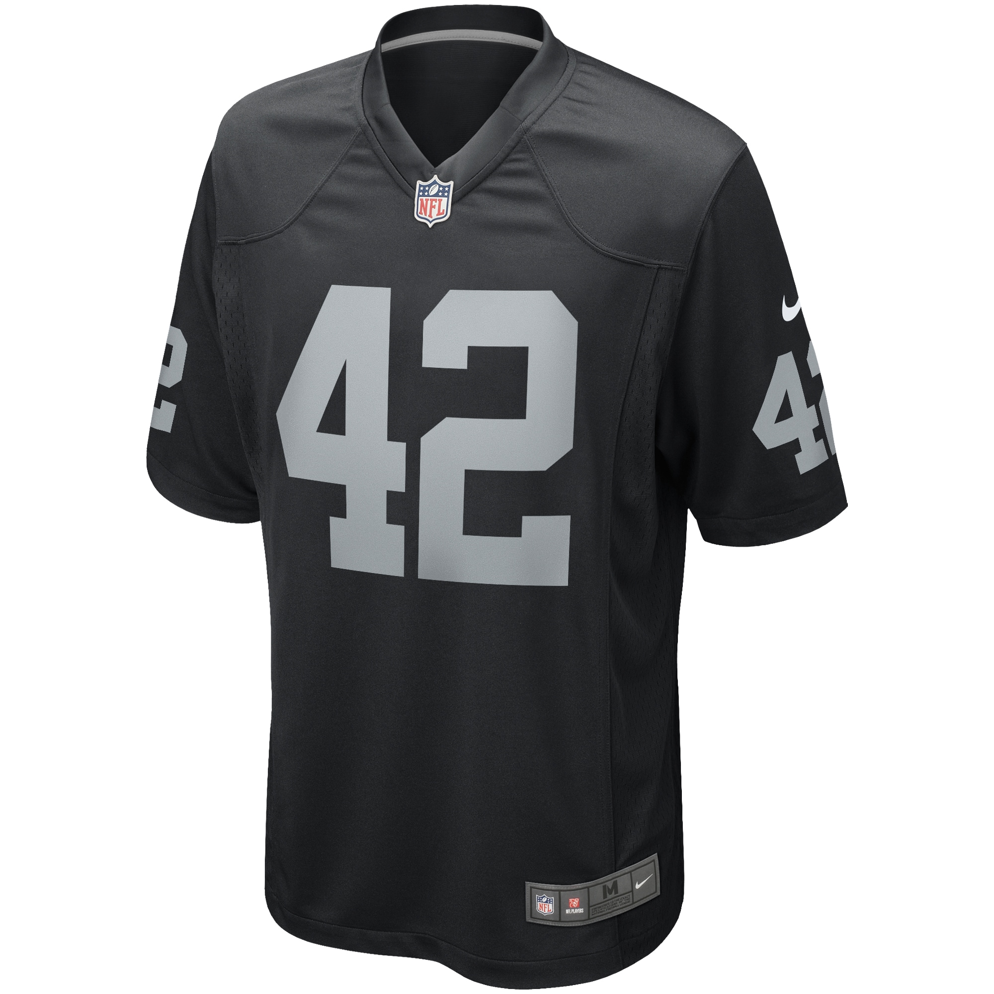 Las Vegas Raiders Ronnie Lott Nike Black Game Retired Jersey