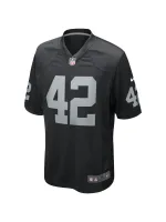 Las Vegas Raiders Ronnie Lott Nike Black Game Retired Jersey