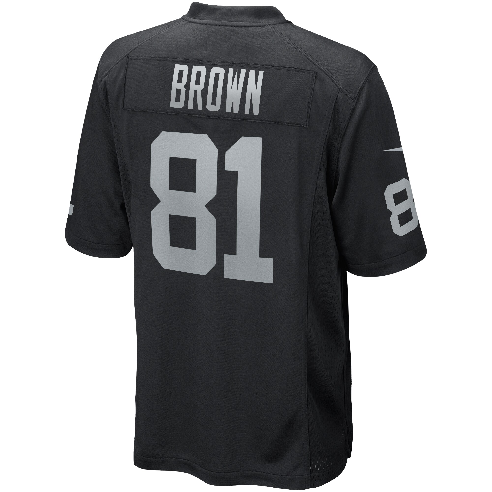 Las Vegas Raiders Tim Brown Nike Black Game Retired Player Jersey