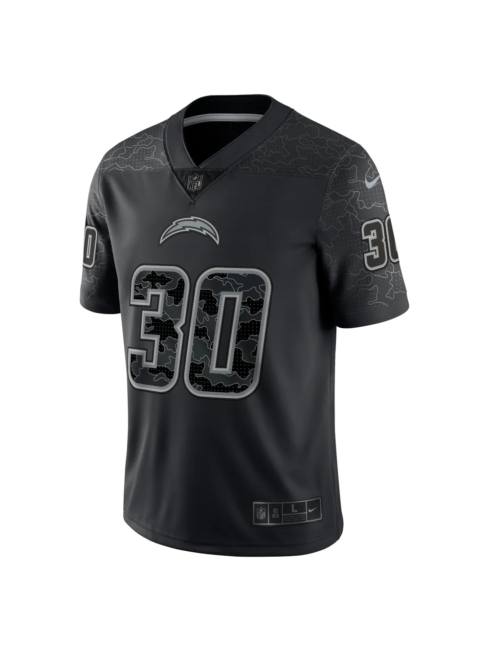 Los Angeles Chargers Austin Ekeler Nike Black RFLCTV Limited Edition Jersey