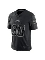Los Angeles Chargers Austin Ekeler Nike Black RFLCTV Limited Edition Jersey