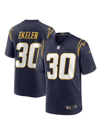 Los Angeles Chargers Austin Ekeler Nike Navy Game Jersey 01