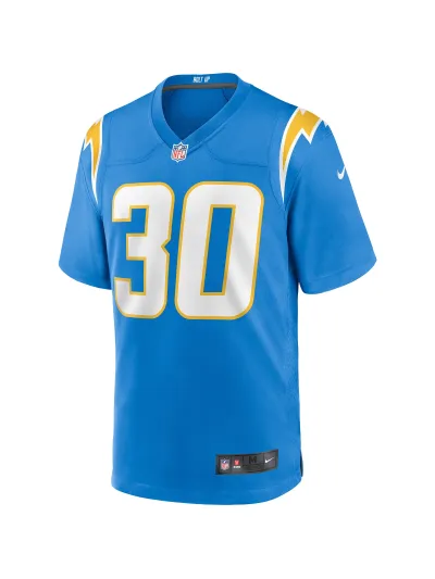 Los Angeles Chargers Austin Ekeler Nike Powder Blue Gamer Jersey 02