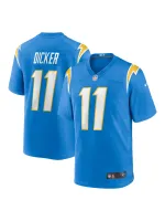 Los Angeles Chargers Cameron Dicker Nike Powder Blue Game Jersey