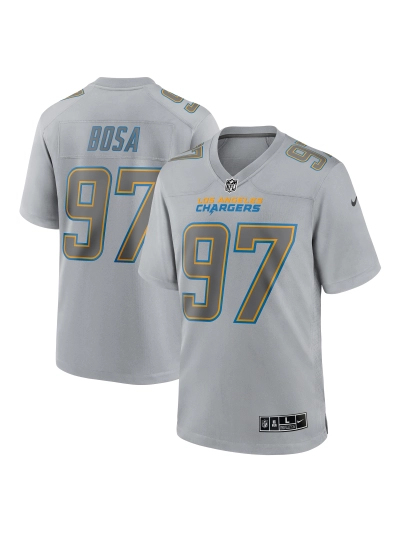 Los Angeles Chargers Joey Bosa Nike Gray Stylish Game Jersey 01