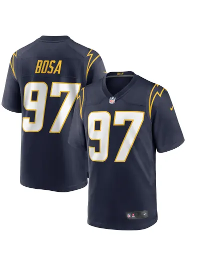 Los Angeles Chargers Joey Bosa Nike Navy Alternate Game Jersey 01