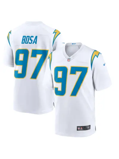 Los Angeles Chargers Joey Bosa Nike White Game Jersey 01