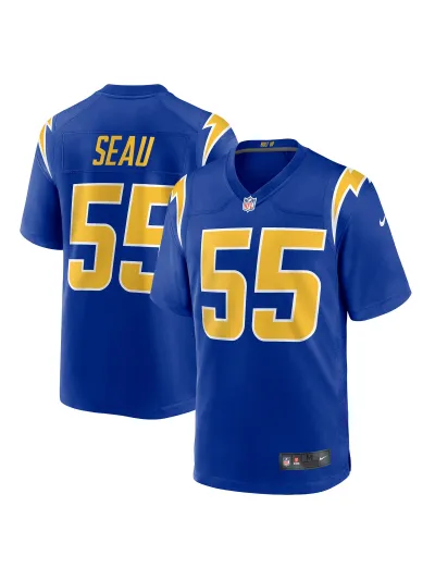 Los Angeles Chargers Junior Seau Nike Royals Retired Players Alternate Game Jersey 01