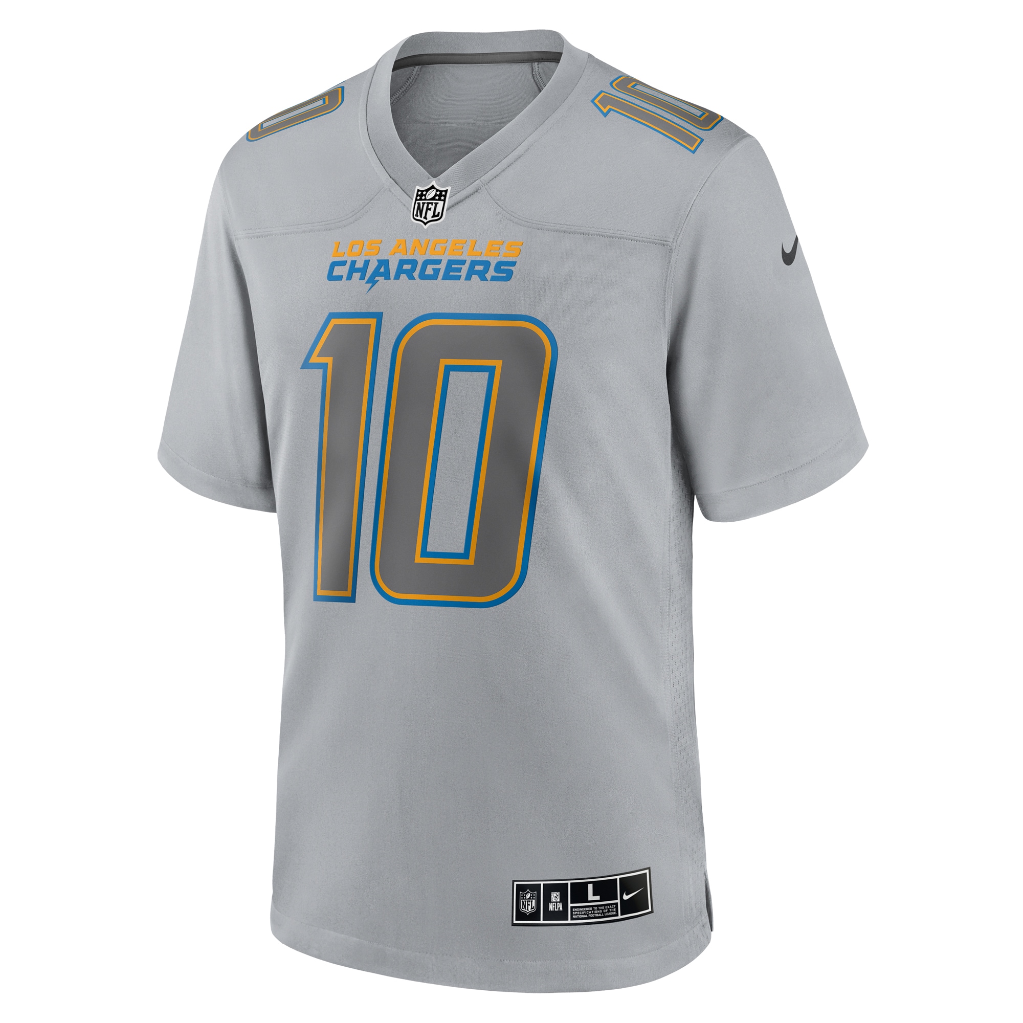 Los Angeles Chargers Justin Herbert Nike Gray Stylish Game Jersey