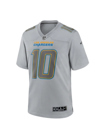 Los Angeles Chargers Justin Herbert Nike Gray Stylish Game Jersey 02