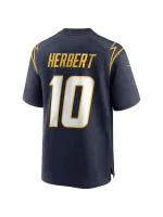 Los Angeles Chargers Justin Herbert Nike Navy Alternate Game Jersey