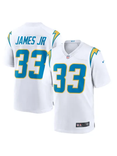 Los Angeles Chargers Derwin James Nike White Game Jersey 01