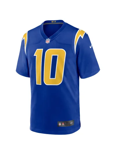 Los Angeles Chargers Justin Herbert Nike Royals Second Alternate Game Jersey 02