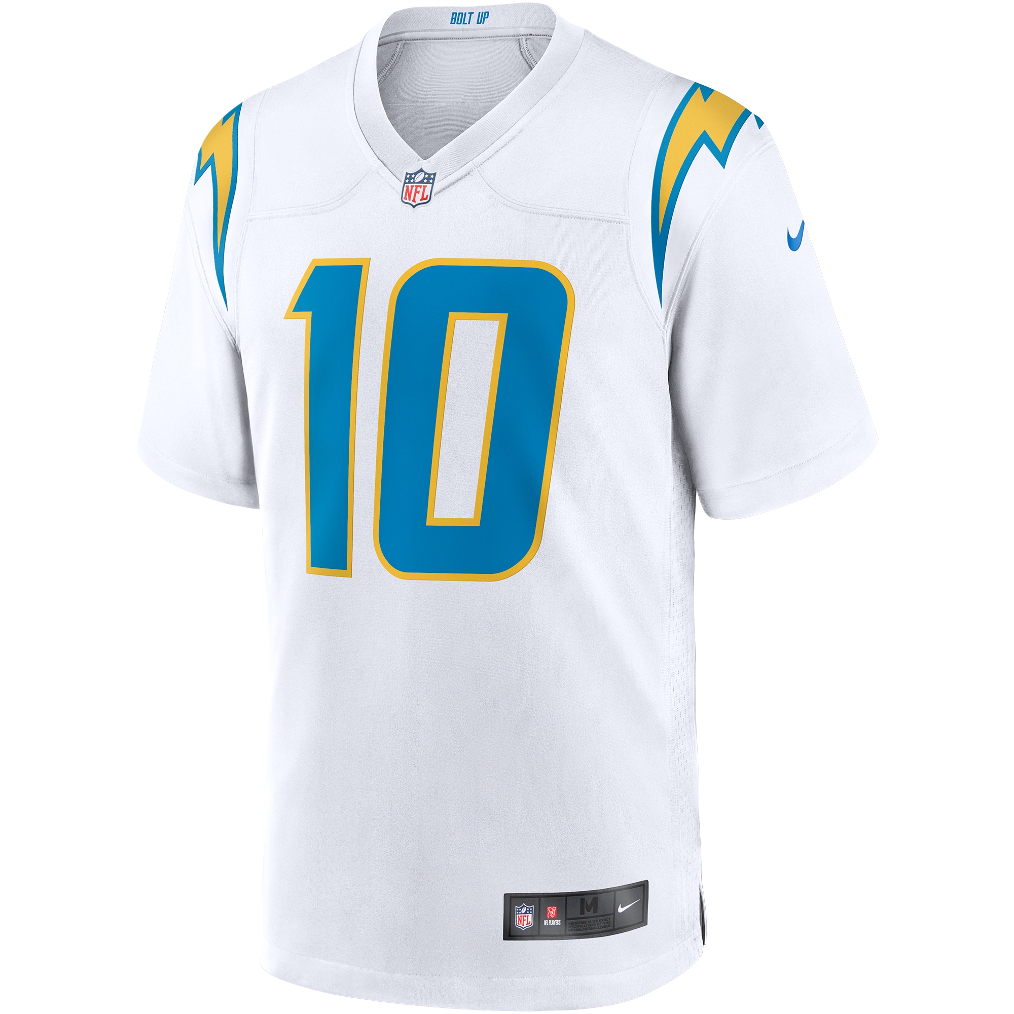 Los Angeles Chargers Justin Herbert Nike White Game Jersey
