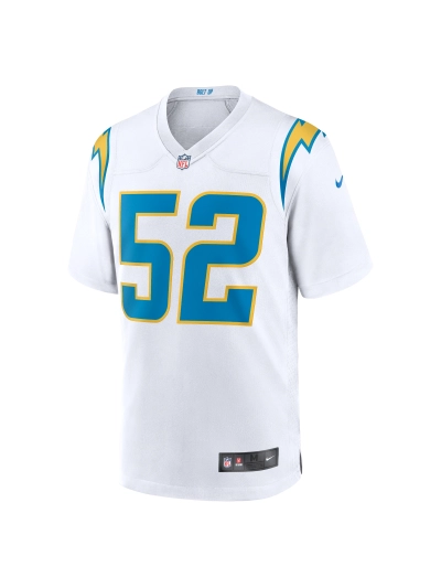 Los Angeles Chargers Khalil Mack Nike White Game Jersey 02