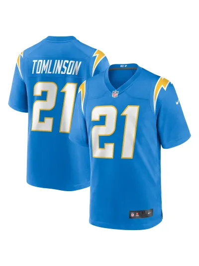 Los Angeles Chargers LaDainian Tomlinson Nike Powder Blue Game Retired Jersey 01