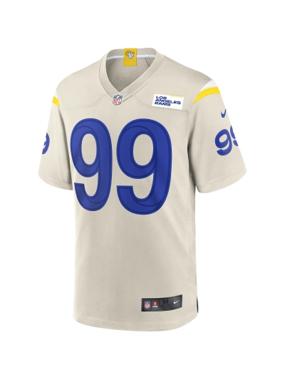 Los Angeles Rams Aaron Donald Nike Bone Game Jersey 02