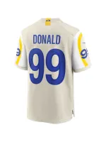 Los Angeles Rams Aaron Donald Nike Bone Player Game Jersey