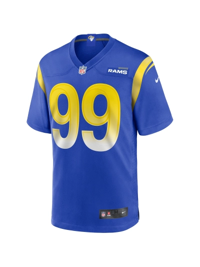 Los Angeles Rams Aaron Donald Nike Royals Jersey 02
