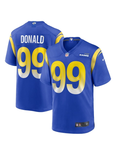 Los Angeles Rams Aaron Donald Nike Royals Jersey 01