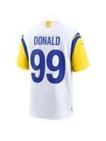 Los Angeles Rams Aaron Donald Nike White Alternate Game Jersey
