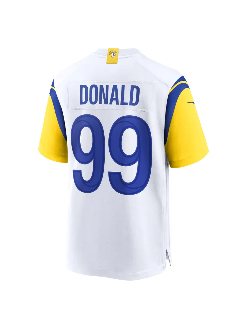 Los Angeles Rams Aaron Donald Nike White Alternate Game Jersey