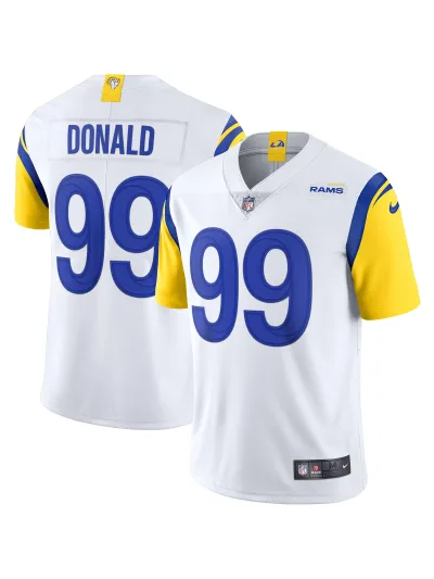 Los Angeles Rams Aaron Donald Nike White Alternate Vapor Limited Edition Jersey 01