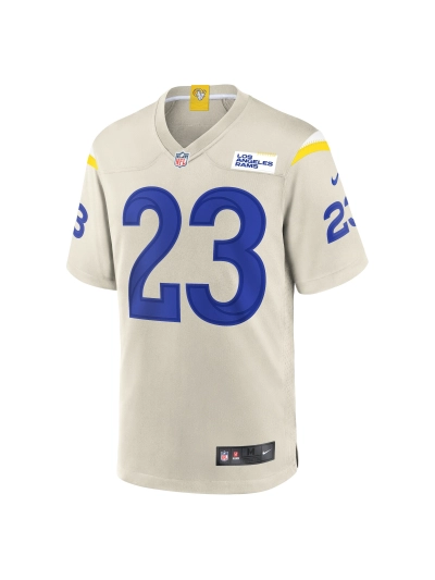 Los Angeles Rams Cam Akers Nike Bone Game Jersey 02