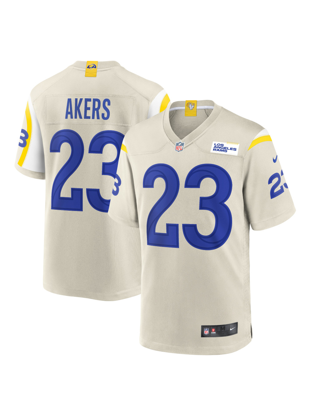 Los Angeles Rams Cam Akers Nike Bone Game Jersey