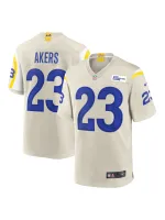 Los Angeles Rams Cam Akers Nike Bone Game Jersey