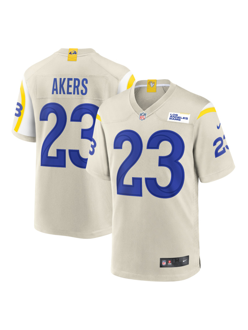 Los Angeles Rams Cam Akers Nike Bone Game Jersey