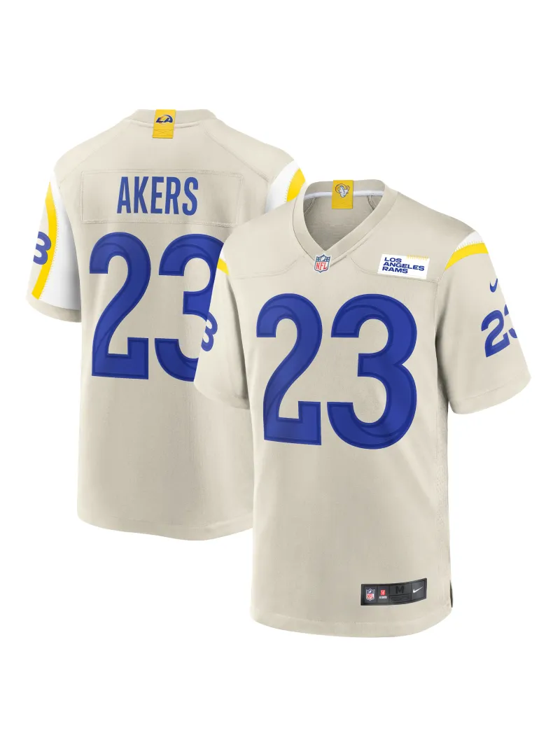 Los Angeles Rams Cam Akers Nike Bone Game Jersey
